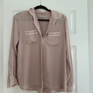 Loft button down shirt size s